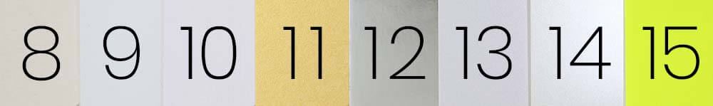 Papiersorten für den Druck von Werbemitteln Papier-Eigenschaften Papierfarbe