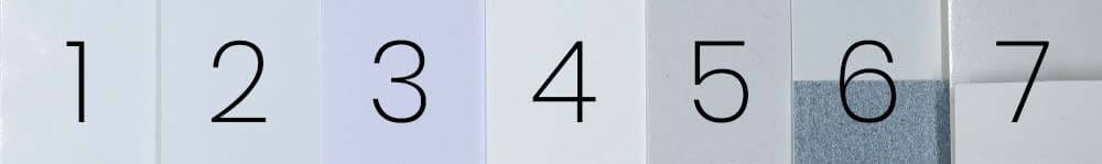 Papiersorten für den Druck von Werbemitteln Papier-Eigenschaften Papierfarbe